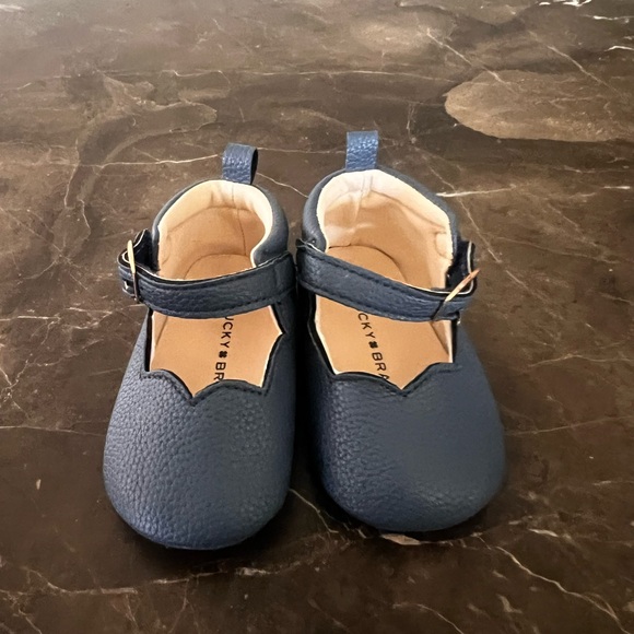 Lucky Brand Blue Dress Shoes with Classic Mary Jane Design - Picture 1 of 5